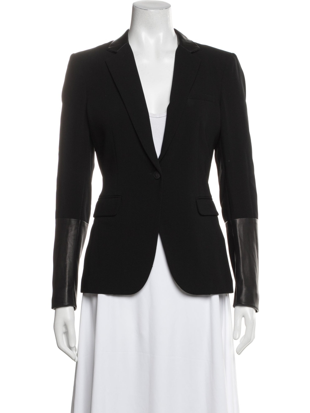 RAG & BONE New York Leather-trim Blazer